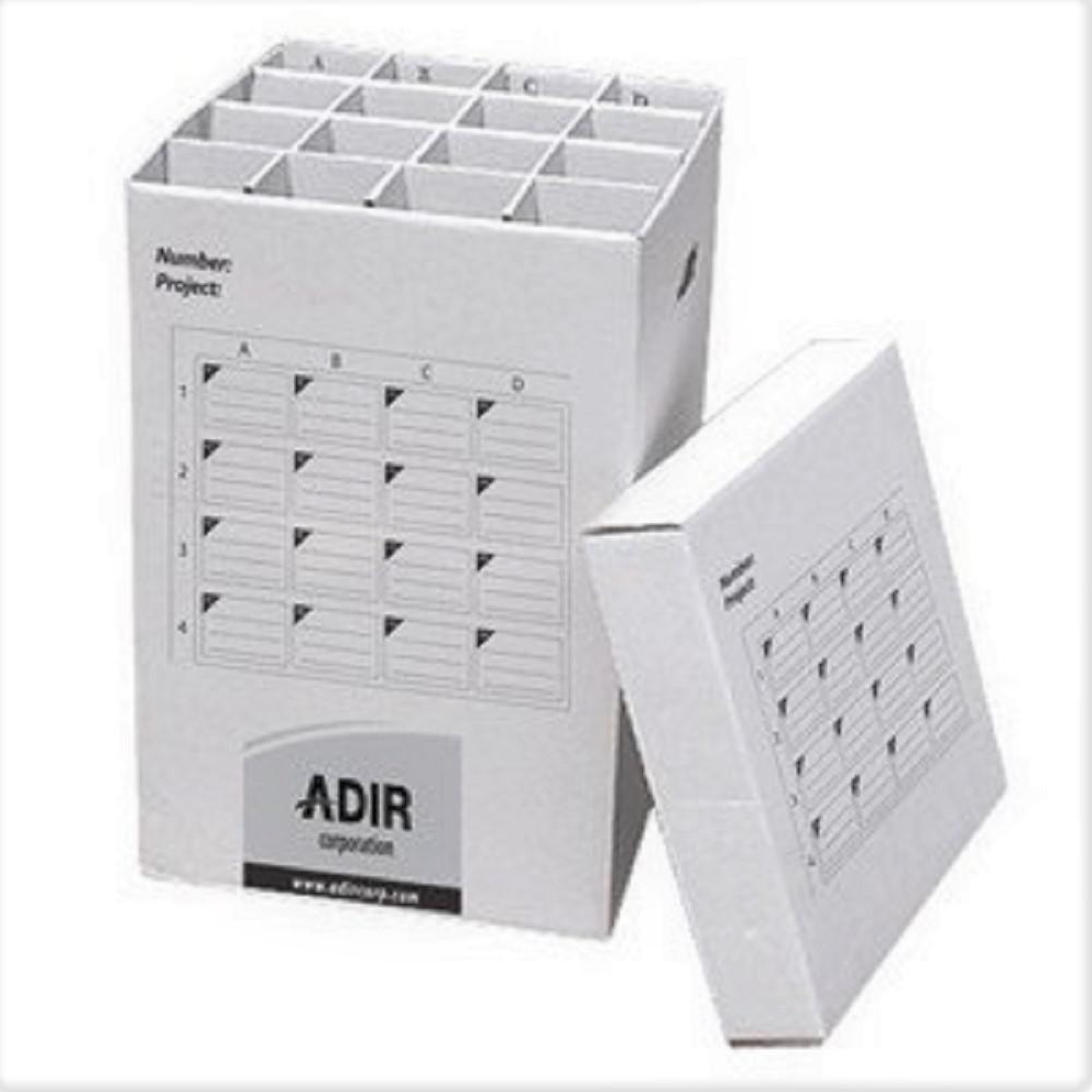 25 in. Corrugated Cardboard 16 Roll File Upright Storage Cabinet