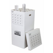 37 in. Corrugated Cardboard 16 Roll File Upright Storage Cabinet