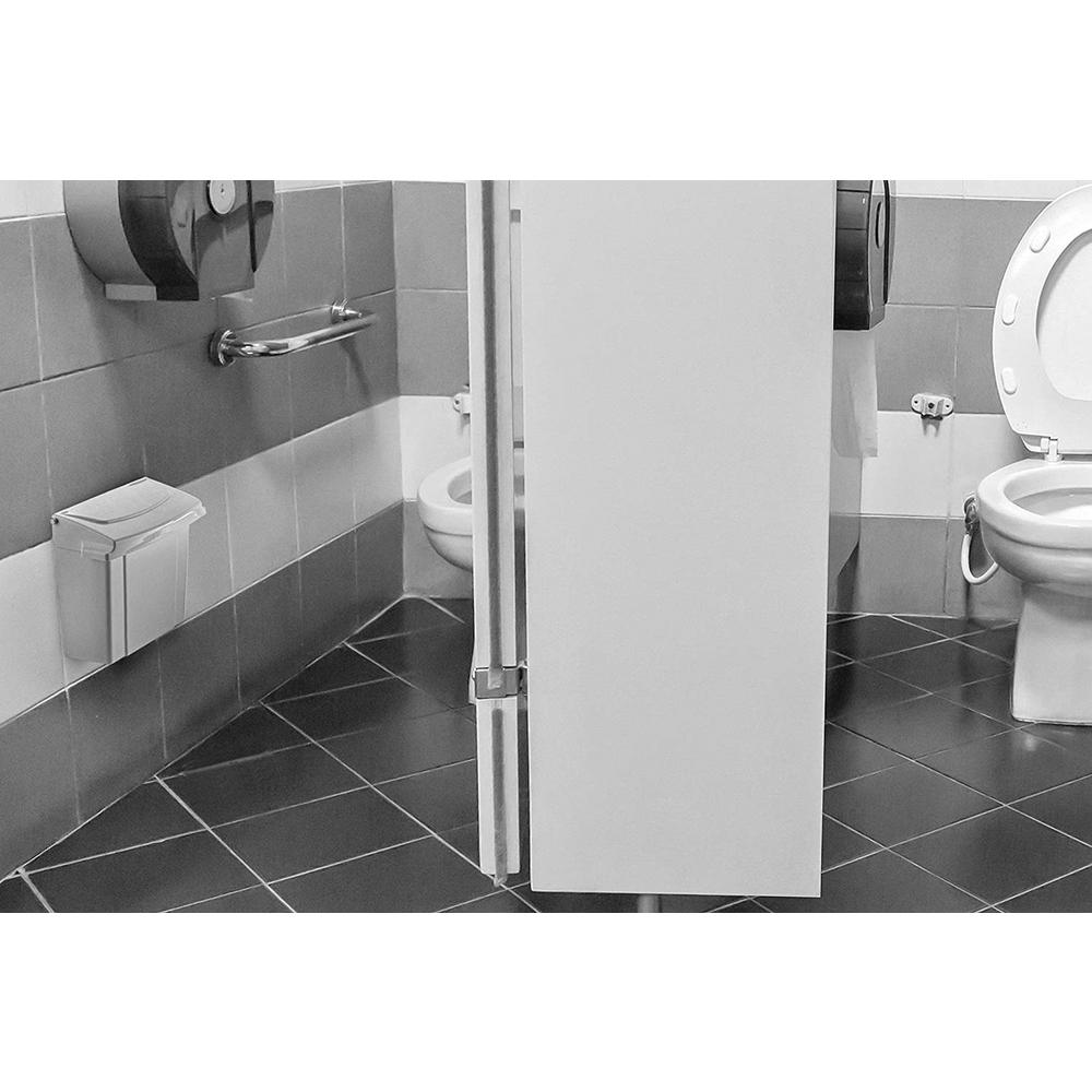 White Durable Plastic Sanitary Napkin Receptacle 2 Pack