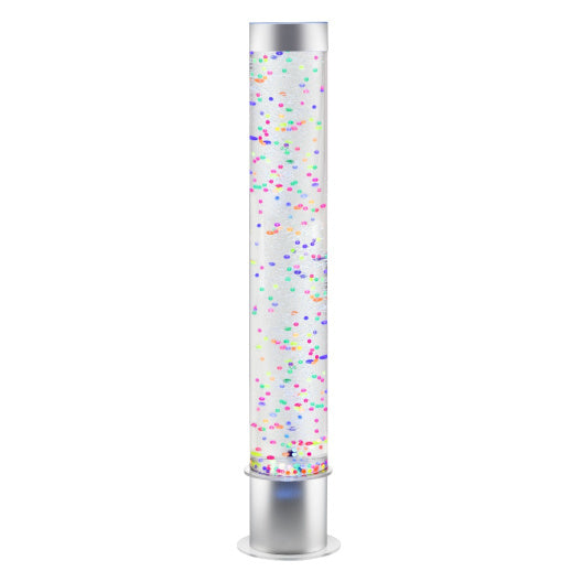 6ft Sensory Bubble Tube Lamp with Water Beads (71" H x 8" W x 8" L)