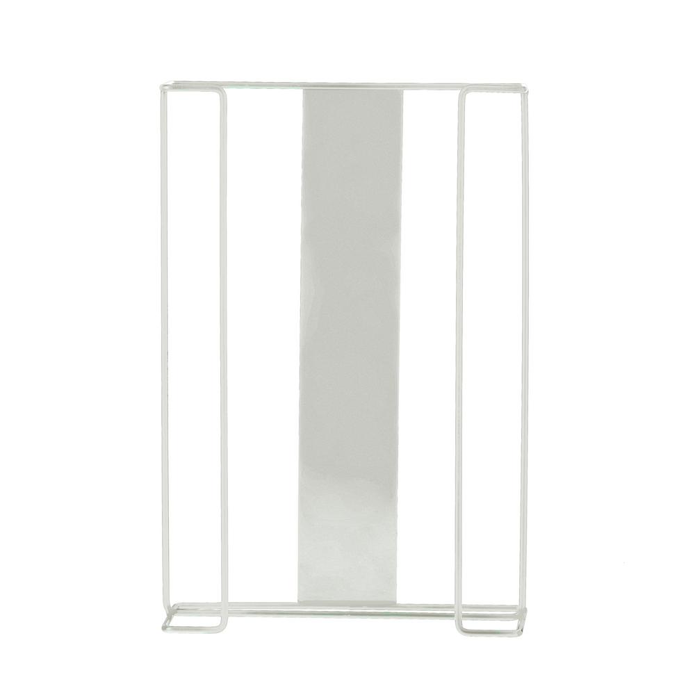 Alpine Industries Triple Box Wire Wall Mount Glove Dispenser, White