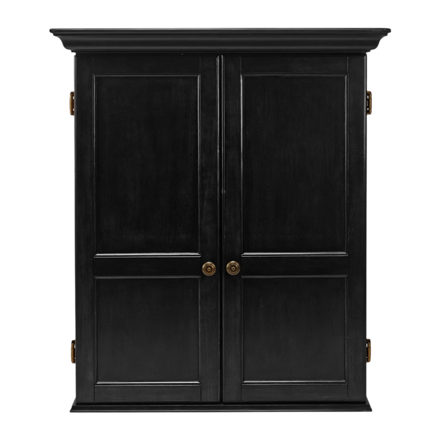 American Heritage® Windsor Dartboard Cabinet (Black)