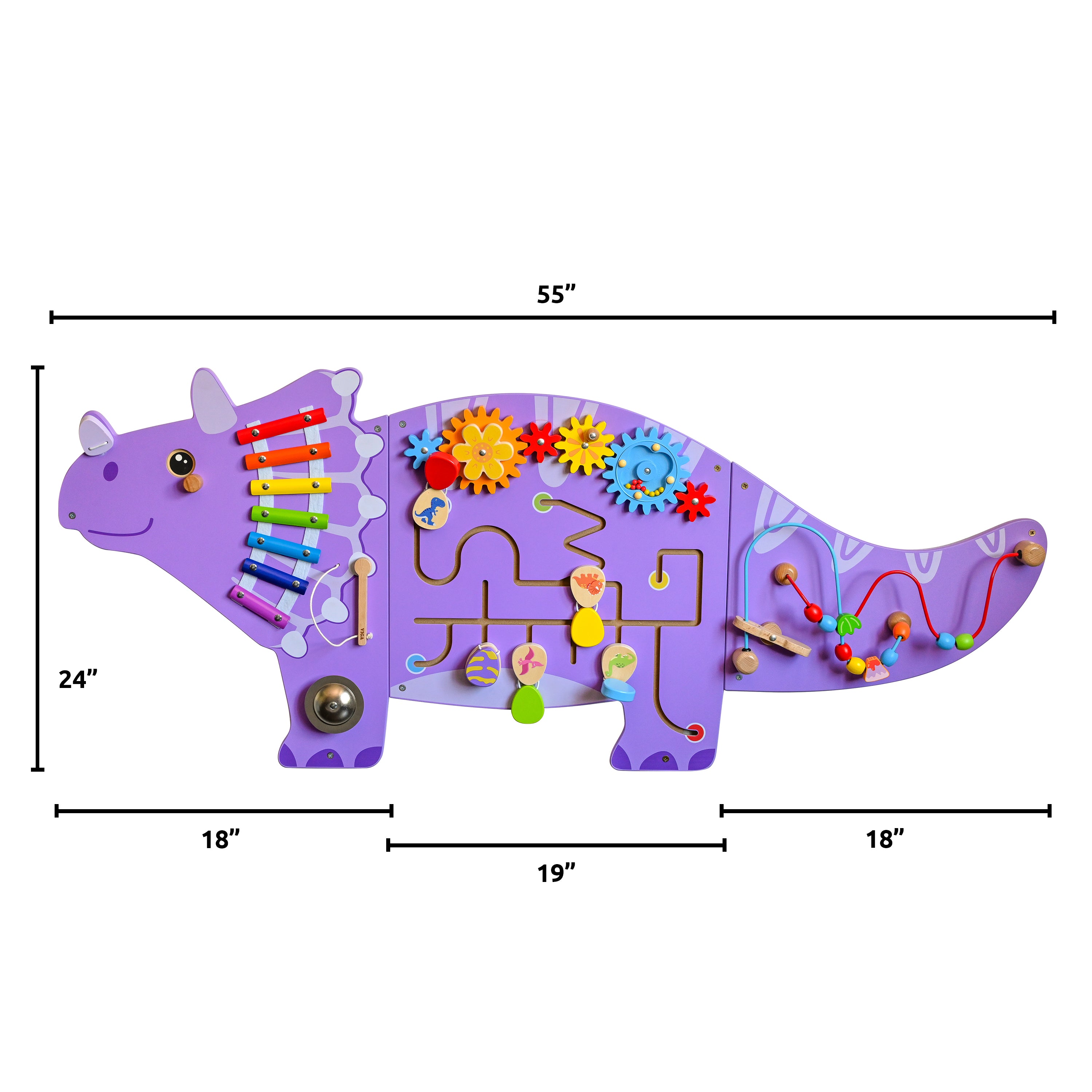 *Triceratops Activity Wall Panels