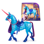 Unicorn Academy, River with 2 Riding Accessories, 11”, Compatible with Isabel, Dolls & Unicorn Toys for Girls Ages 4 and up