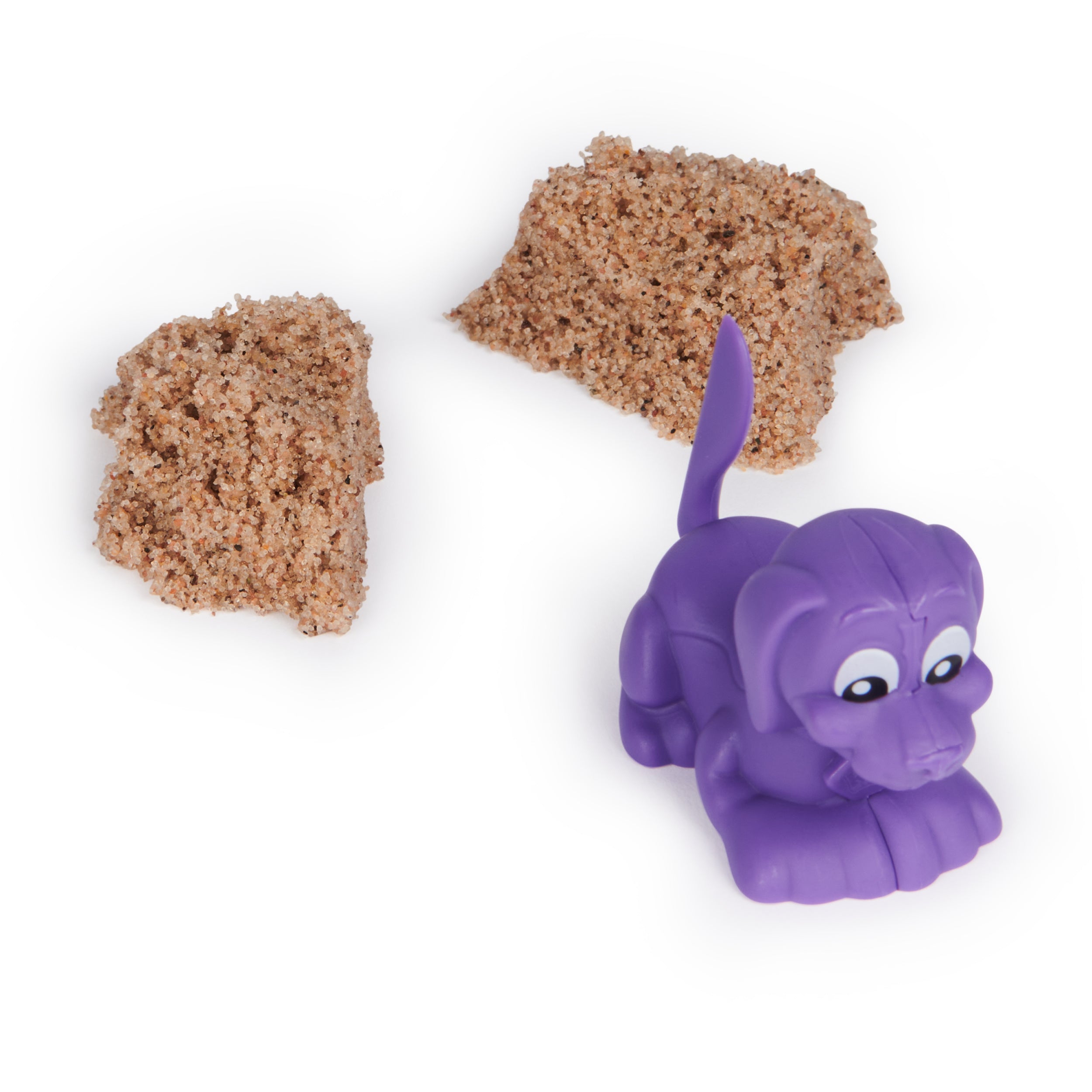 Kinetic Sand, Doggie Dig with Surprise Multipurpose Dog Tool, 6oz Beach Sand and Play Sand Storage Styles May Vary, Sensory Toys for Kids