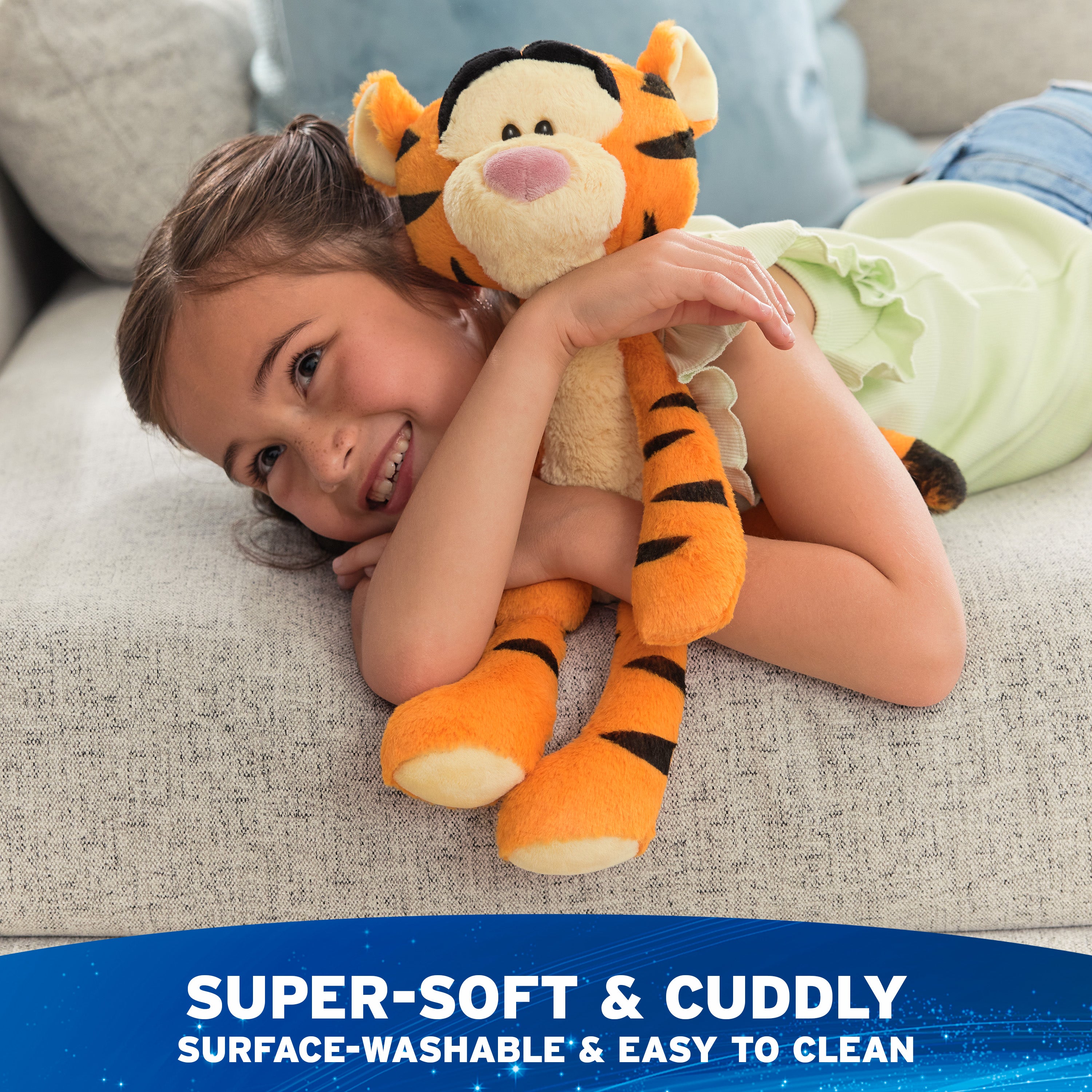 GUND Disney Official Tigger Toothpick Plush, Winnie the Pooh, Tigger Stuffed Animal for Ages 1 and Up, Orange, 15”