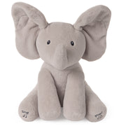 Baby GUND Animated Flappy the Elephant Plush, Singing Stuffed Animal Baby Toy for Ages 0 and Up, Gray, 12"