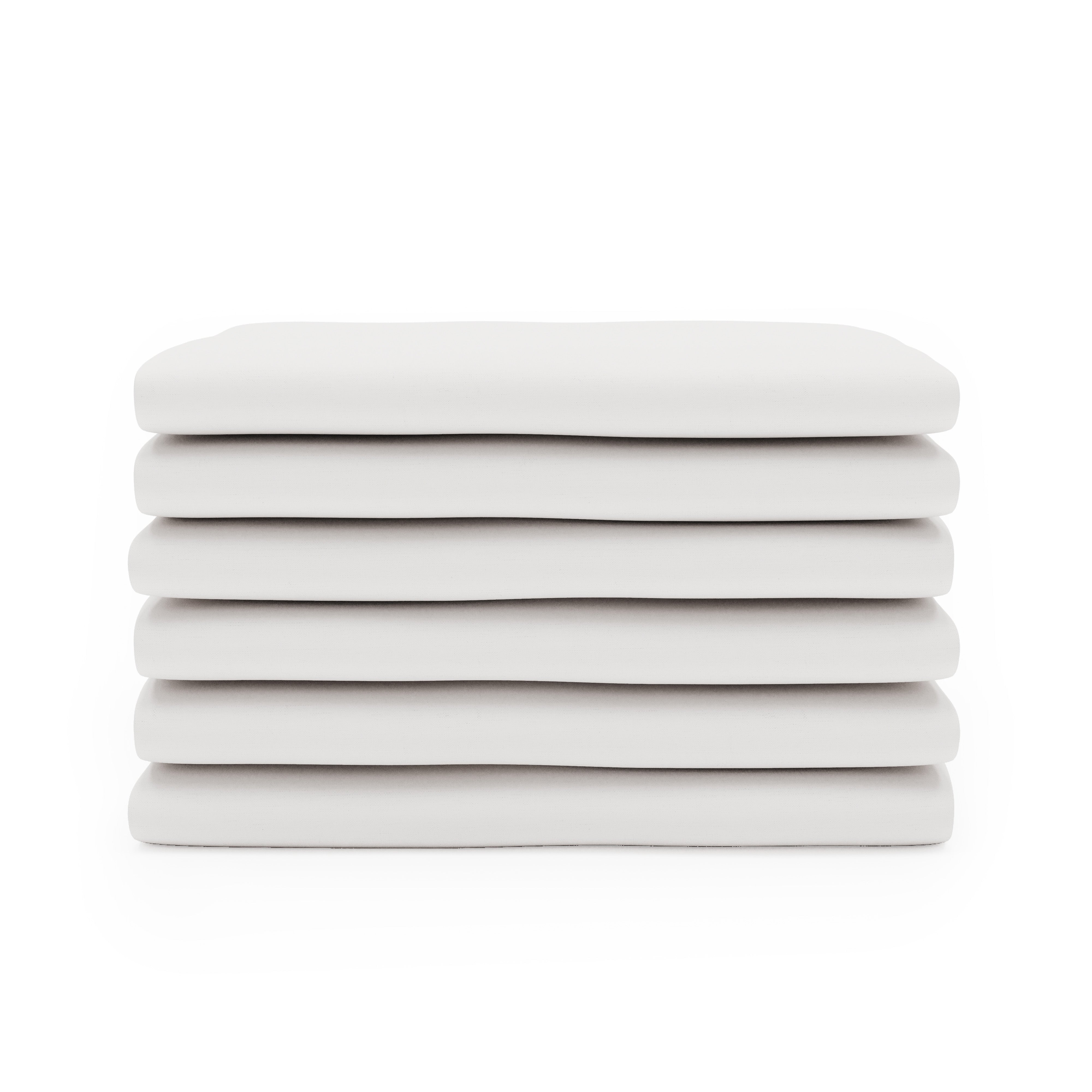 Foundations Zippered Portable/Compact Sheet White