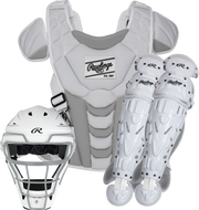 Rawlings Velo 2.0 Series Softball Small Catchers Set - White/Silver