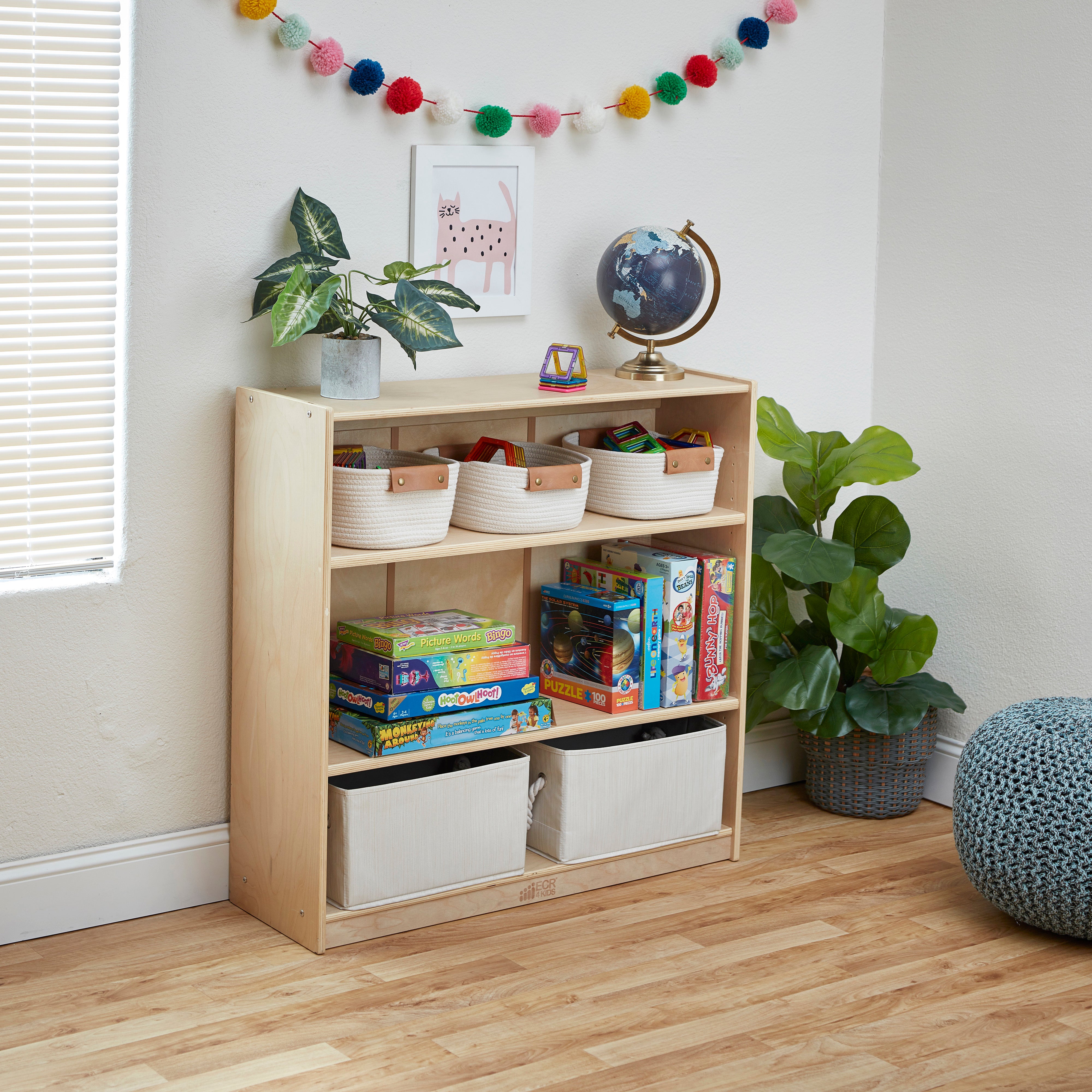 36in H Classic Bookcase - Natural