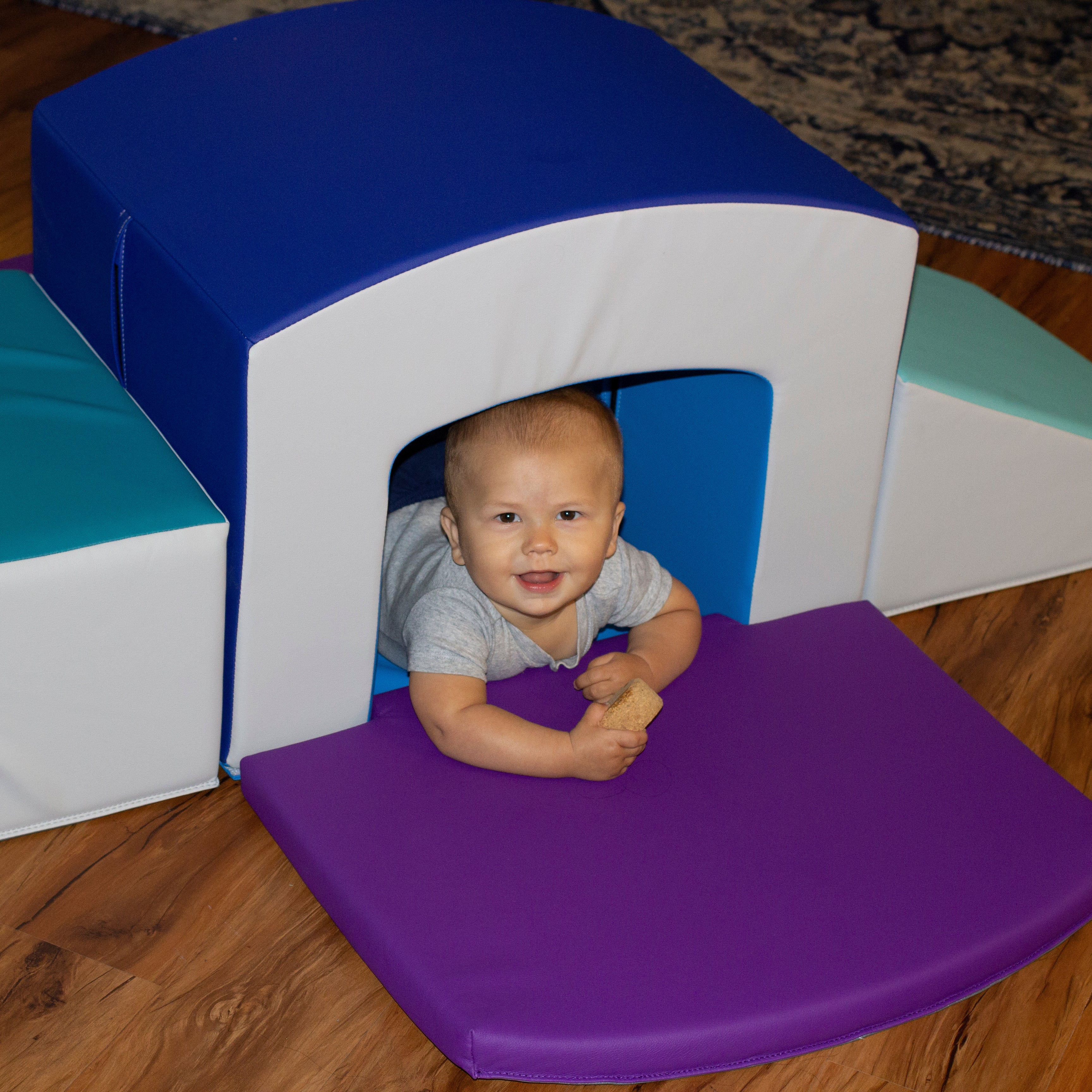SoftScape Playtime Tunnel Climber Plus - Contemporary/Purple