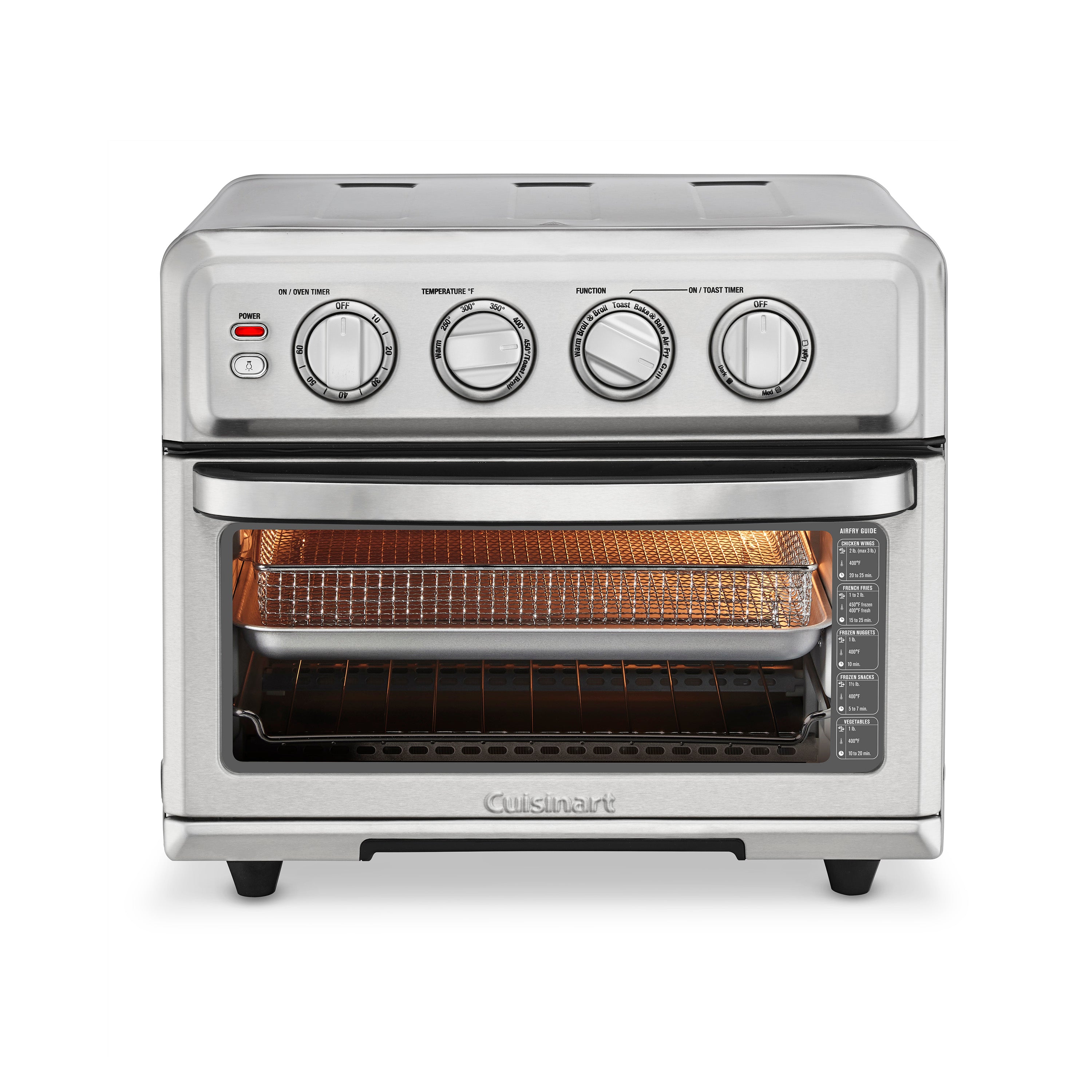 Air Fryer Toaster Oven with Grill - Stainless Steel