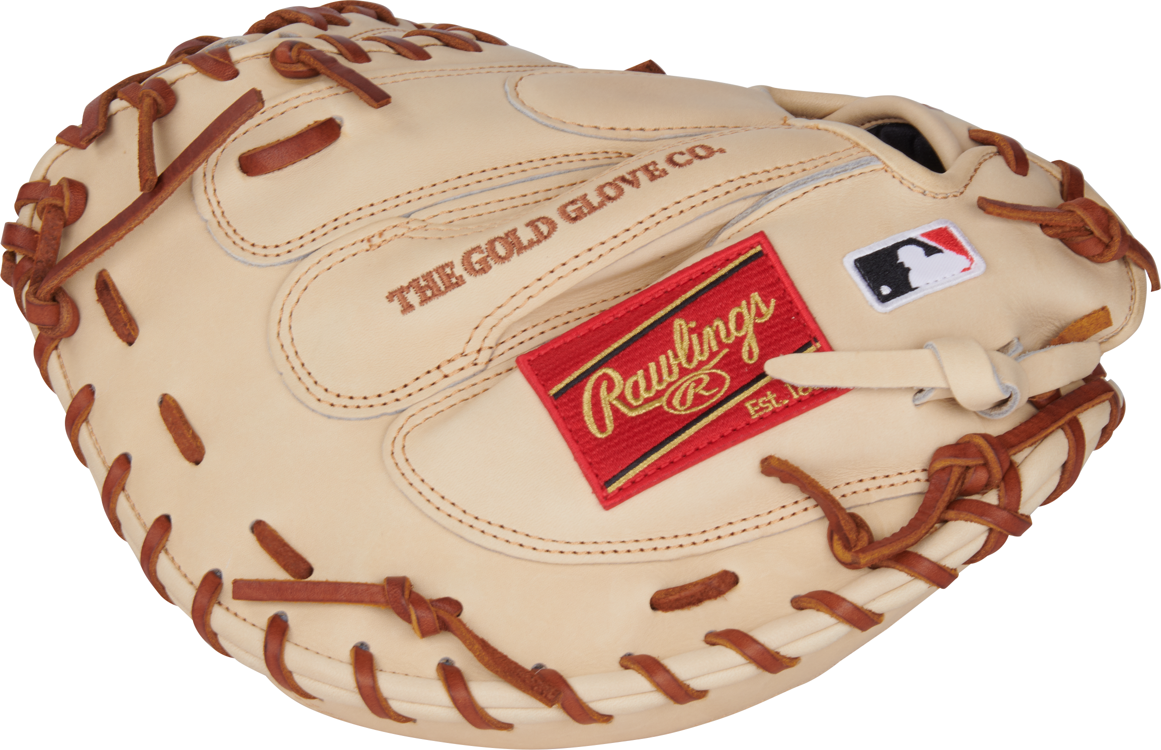Rawlings Heart Of The Hide Series Catchers Mitt 34-Inch Baseball Glove - Right Hand Thrower - Camel