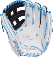 Rawlings Liberty Advanced 12.25-Inch Sofball Glove  - Right Hand Thrower - White/Black Speedshell