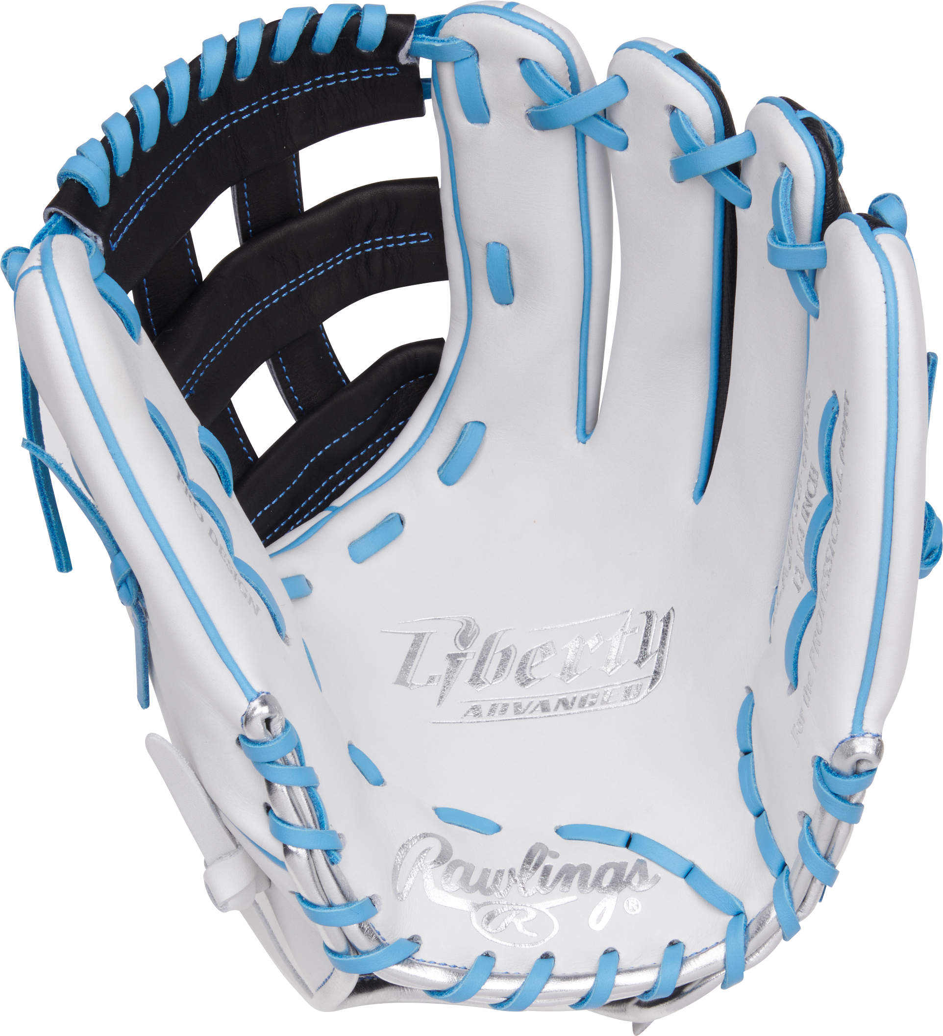 Rawlings Liberty Advanced 12.25-Inch Sofball Glove  - Right Hand Thrower - White/Black Speedshell