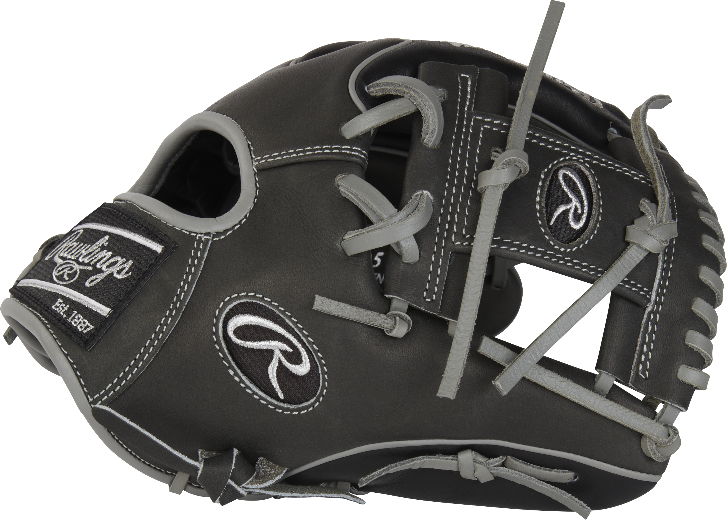 Rawlings Heart Of The Hide Series 11.75-Inch Baseball Glove - Right Hand Thrower - Dark Shadow