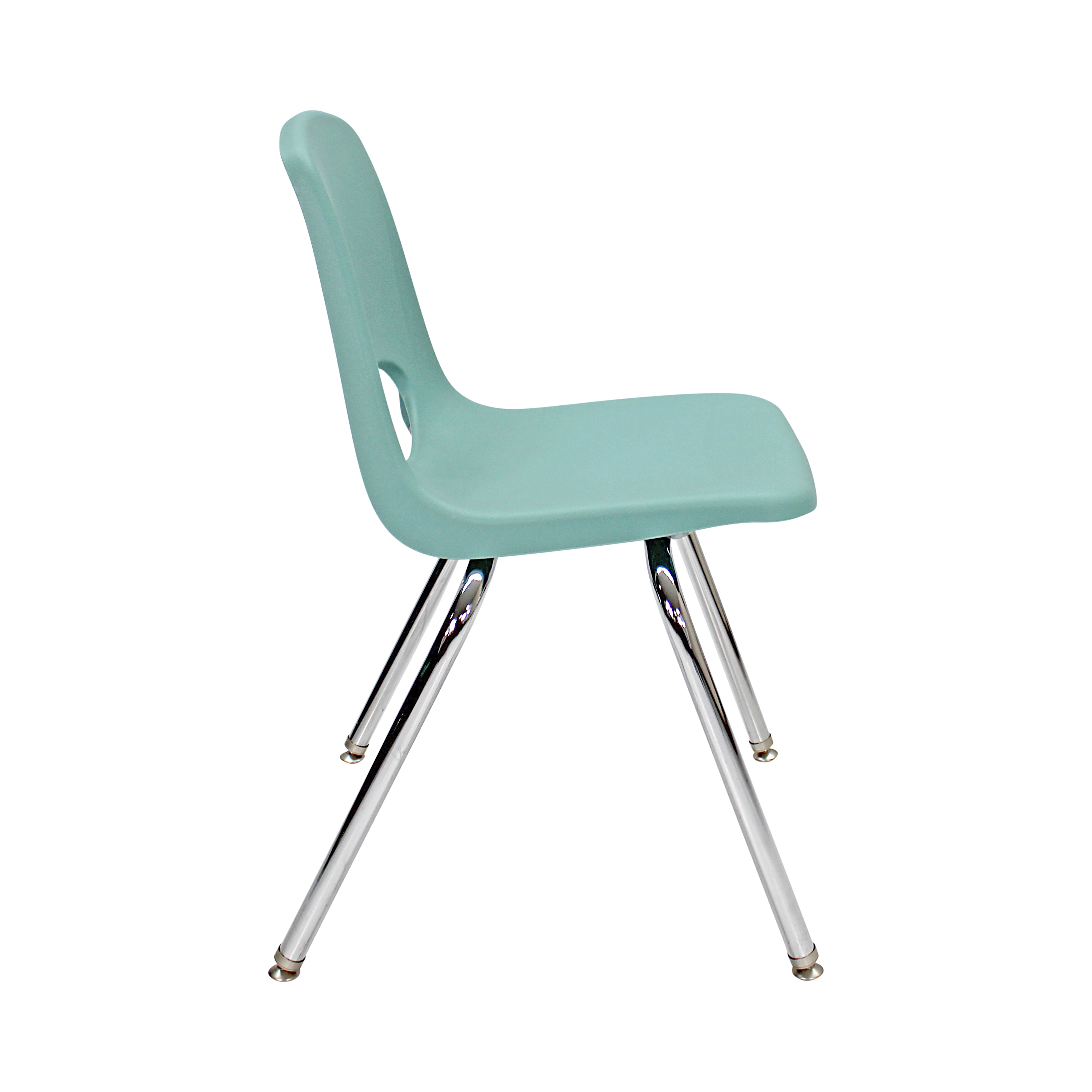 18" Stack Chair with Swivel Glides - Seafoam