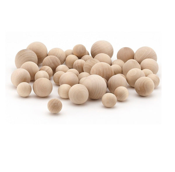 Wood Balls - 72 ct, 3/4" Balls