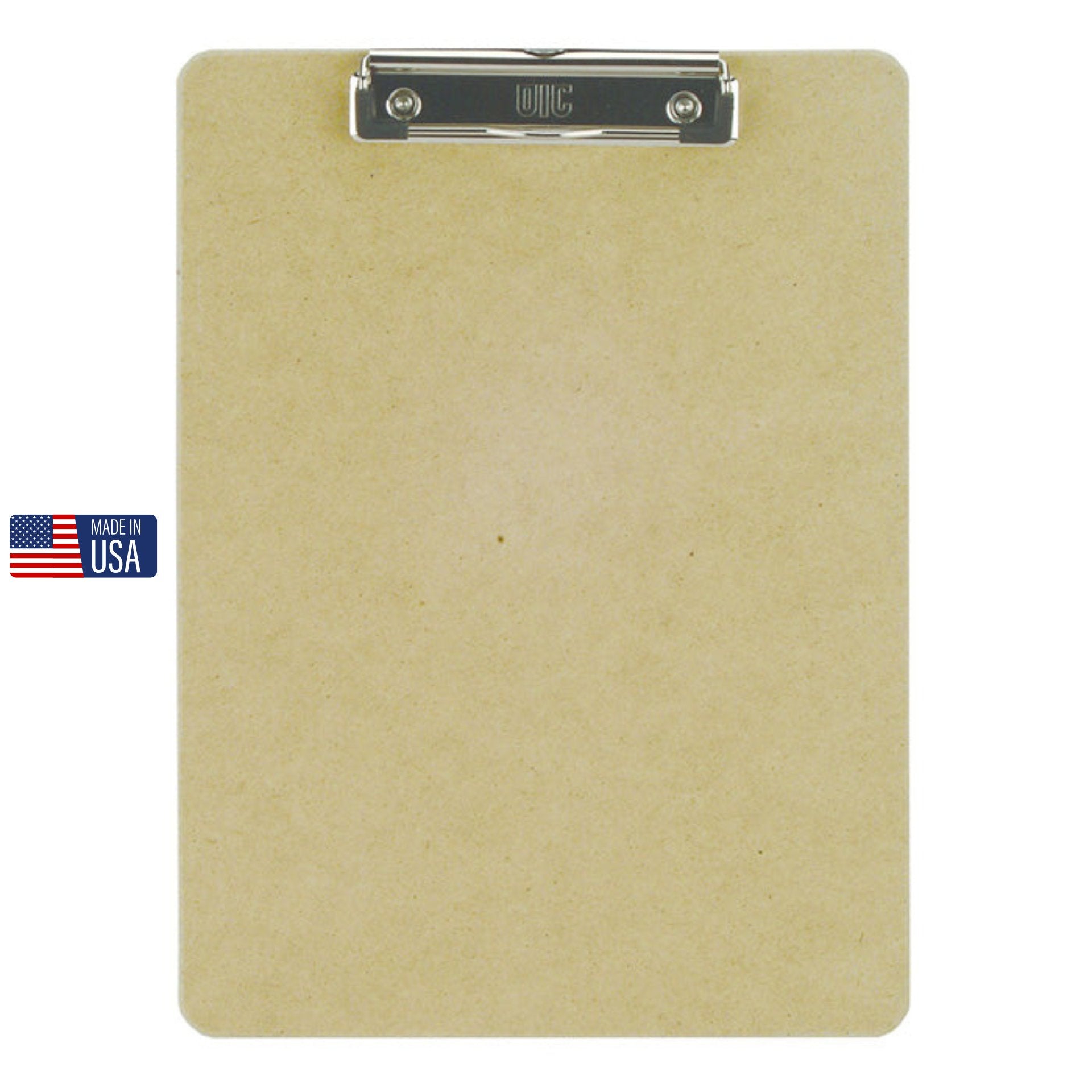 Recycled Wood Clipboard, Letter Size w/Low Profile Clip