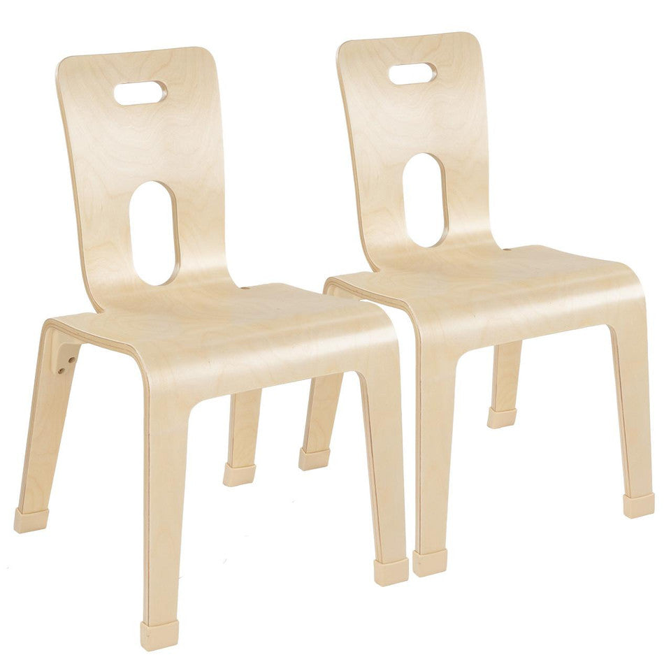 Maple Heritage Bentwood 18" Chair, Set of 2