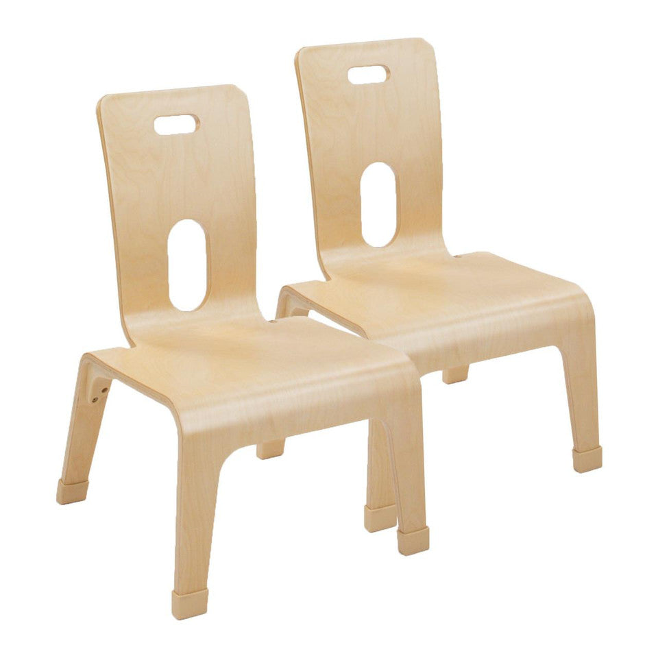 Maple Heritage Bentwood 12" Teacher's Chair, Set of 2