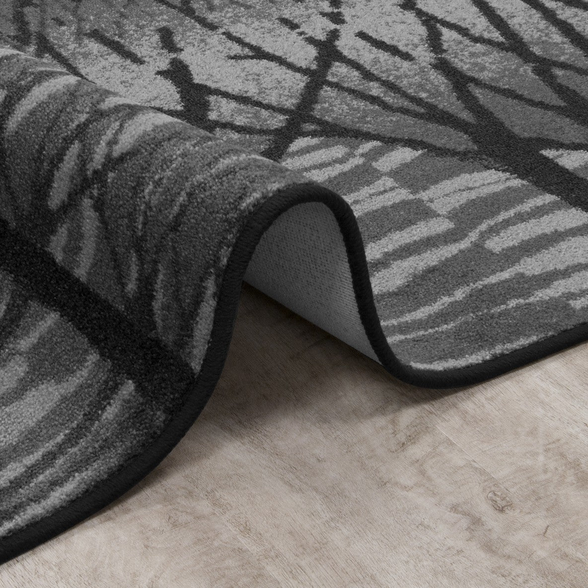 Woodland Way 5'4" x 7'8" area rug in color Fog