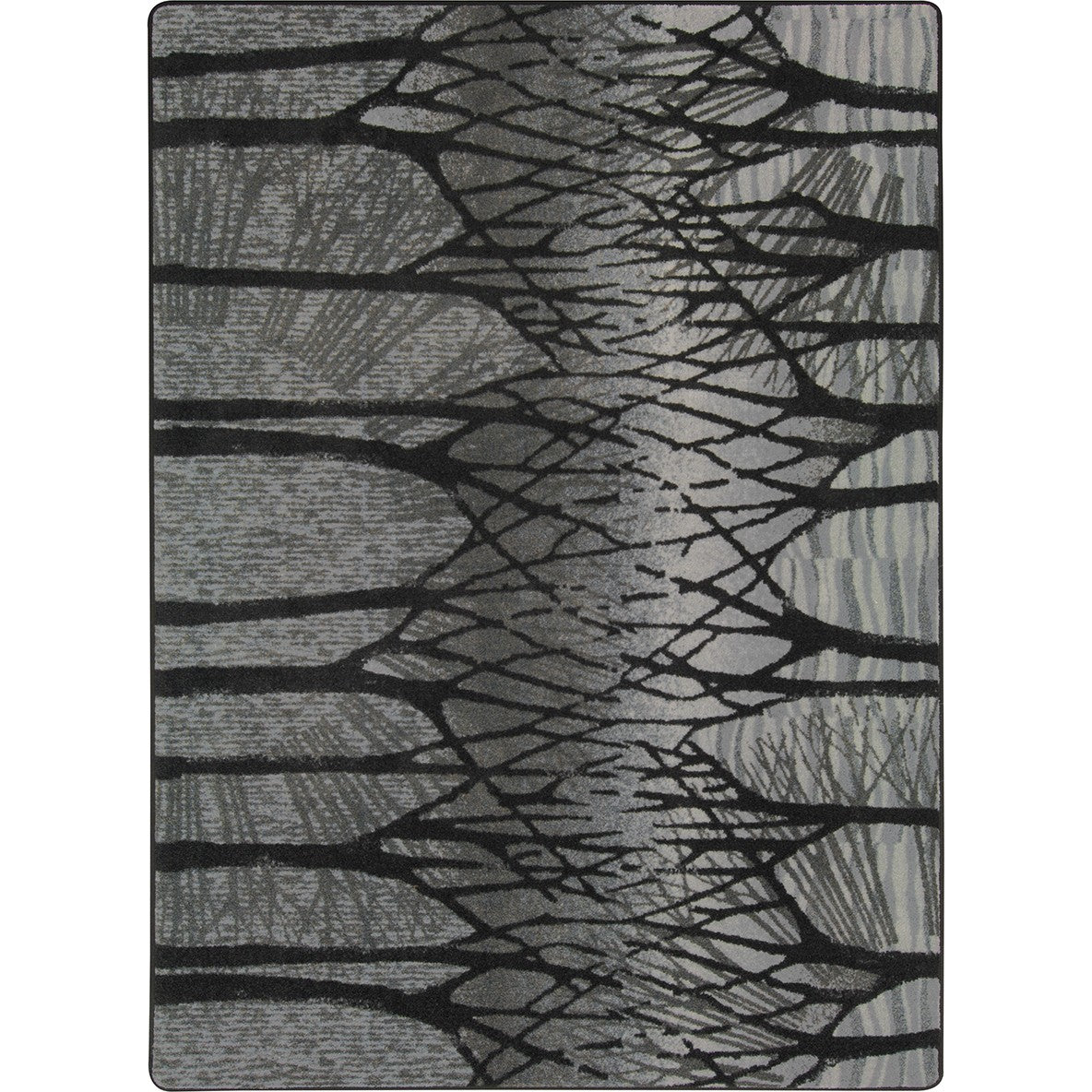Woodland Way 3'10" x 5'4" area rug in color Fog