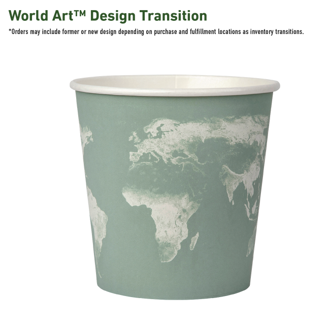 World Art™ Renewable & Compostable Food Container - 24oz. 
 - Case of 500