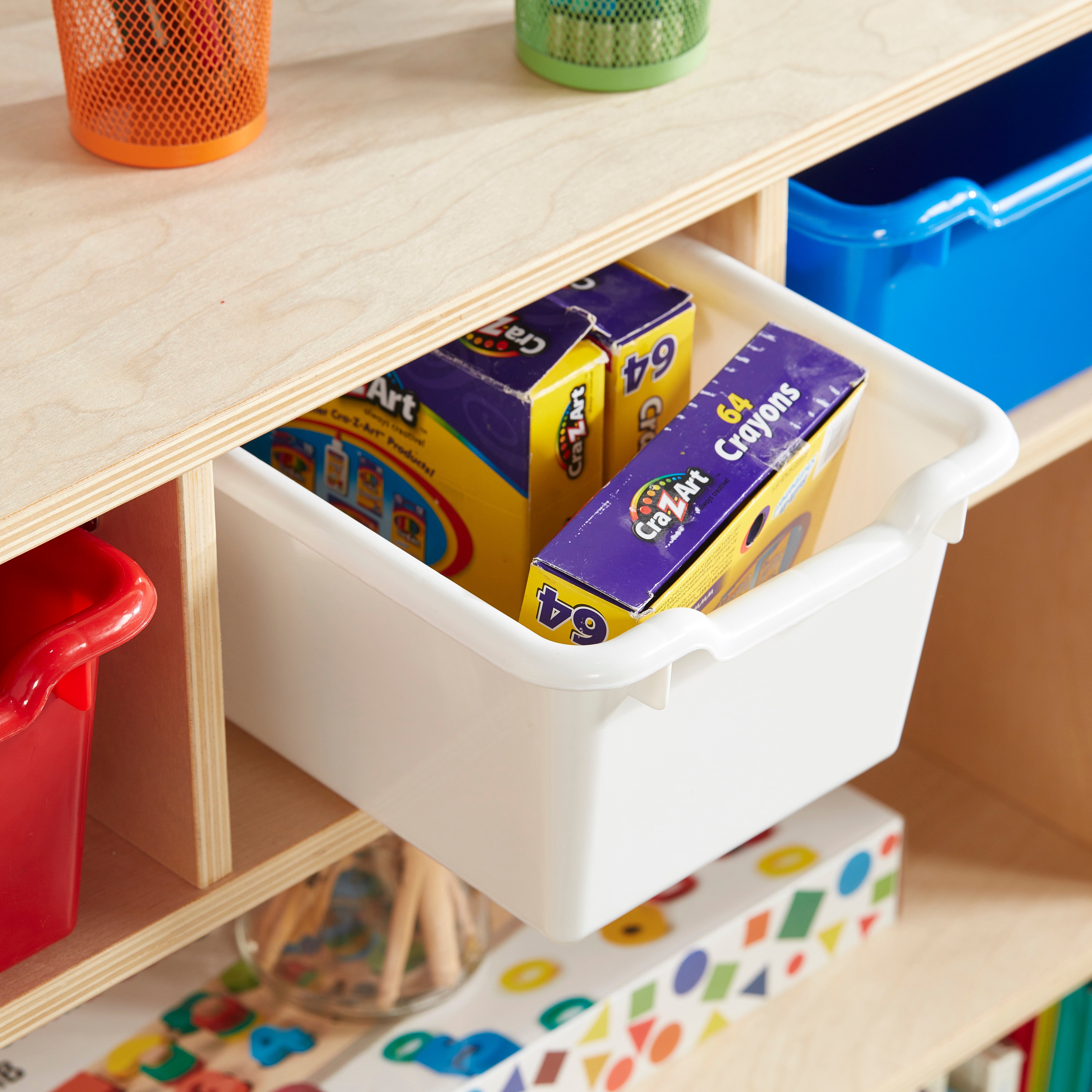 Scoop Front Storage Bins 25-Piece - Assorted