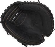 Rawlings Renegade Series Catchers Mitt  Youth 31.5-Inch Baseball Glove - Right Hand Thrower - Black