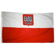 12X18 IN NYL-GLO POLAND W/EAGLE