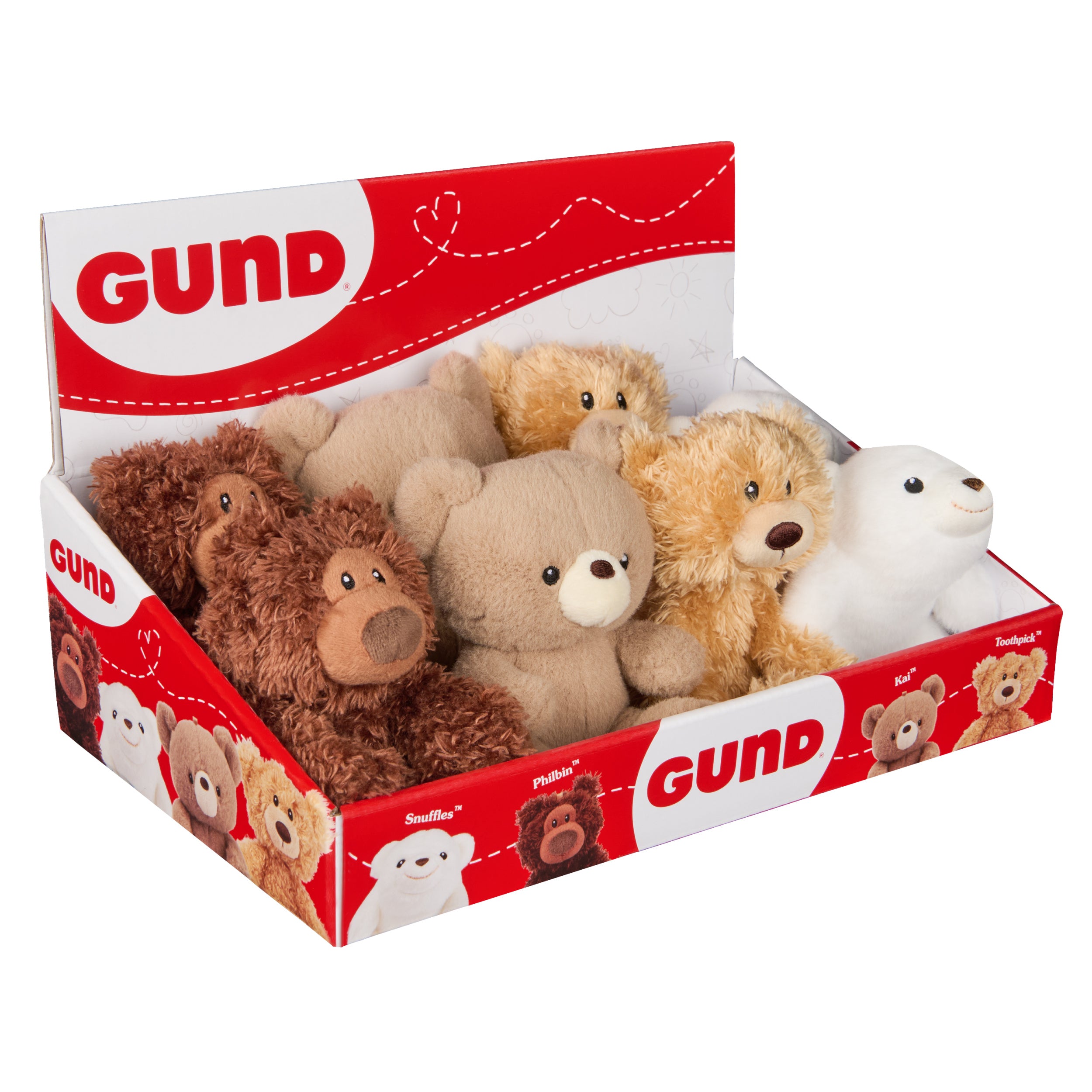Forever Friends Mini Plush Toys CDU, 4 in 4 Assorted Styles