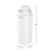 Foundations Tall Diaper Pail, White