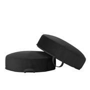 Overstuffed Microfiber Floor Cushions, 2-Piece - Onyx