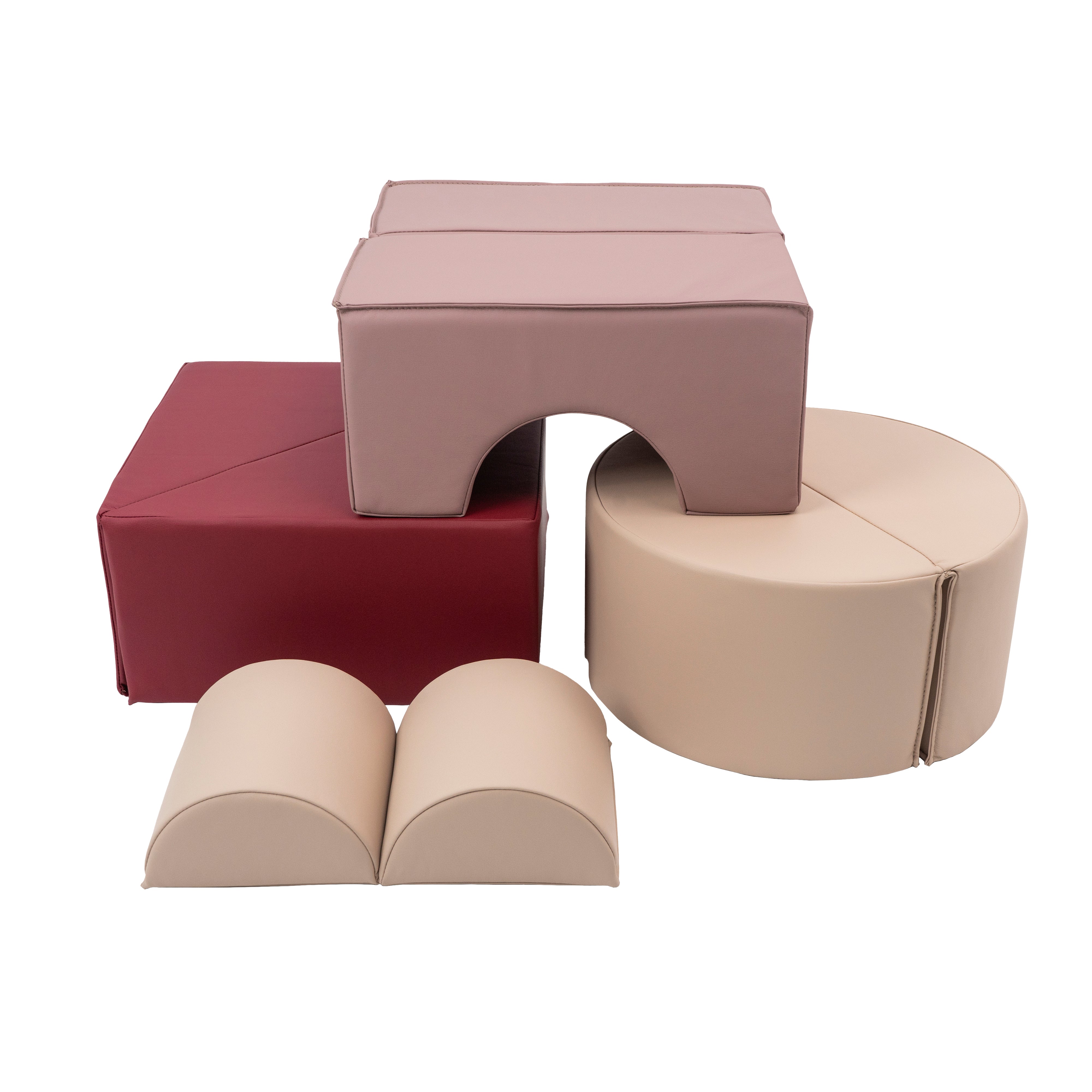 SoftScape Folding Blocks, 4-Piece Set - Rosette