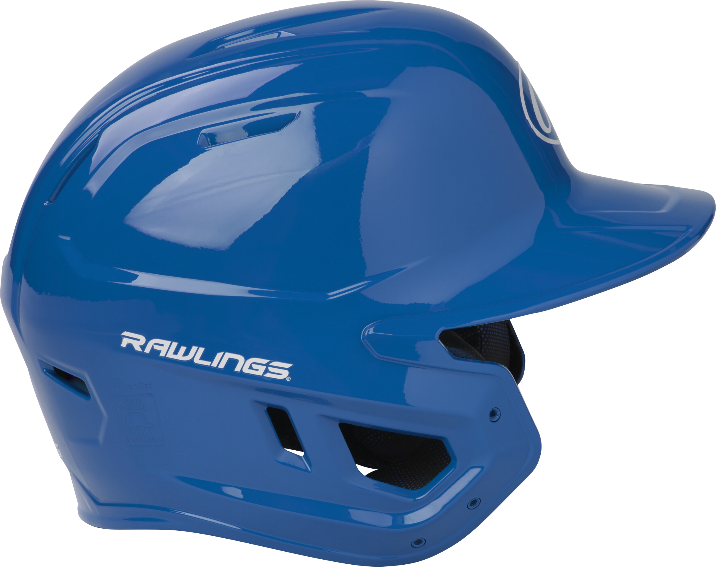Rawlings Mach Gloss Senior Baseball Helmet - Royal