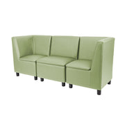 Kid Comfort Collective Modular Sectional, 3-Piece Set - Fern Green