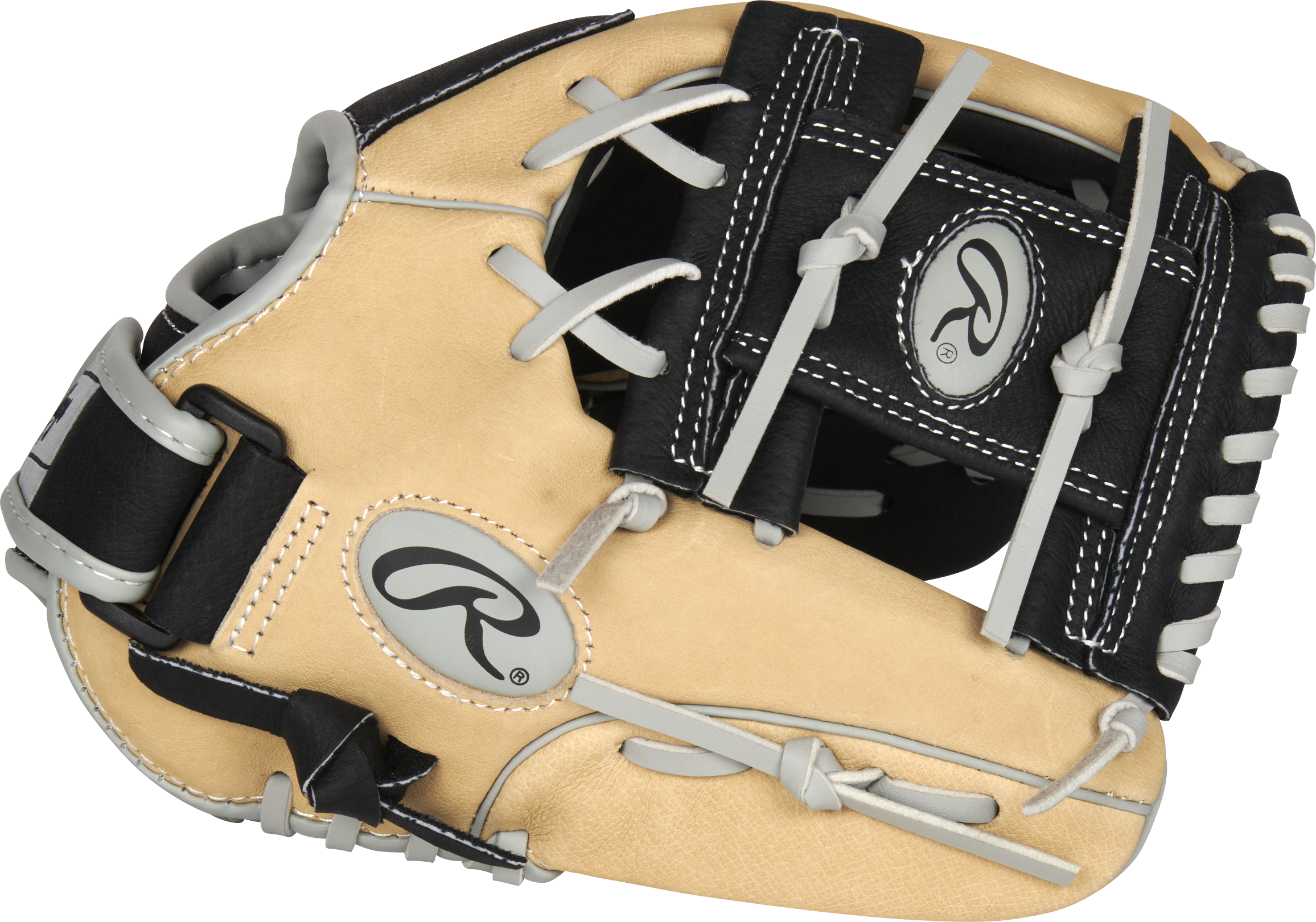 Rawlings Sure Catch Series Youth 11-Inch Baseball Glove - Right Hand Thrower - Black