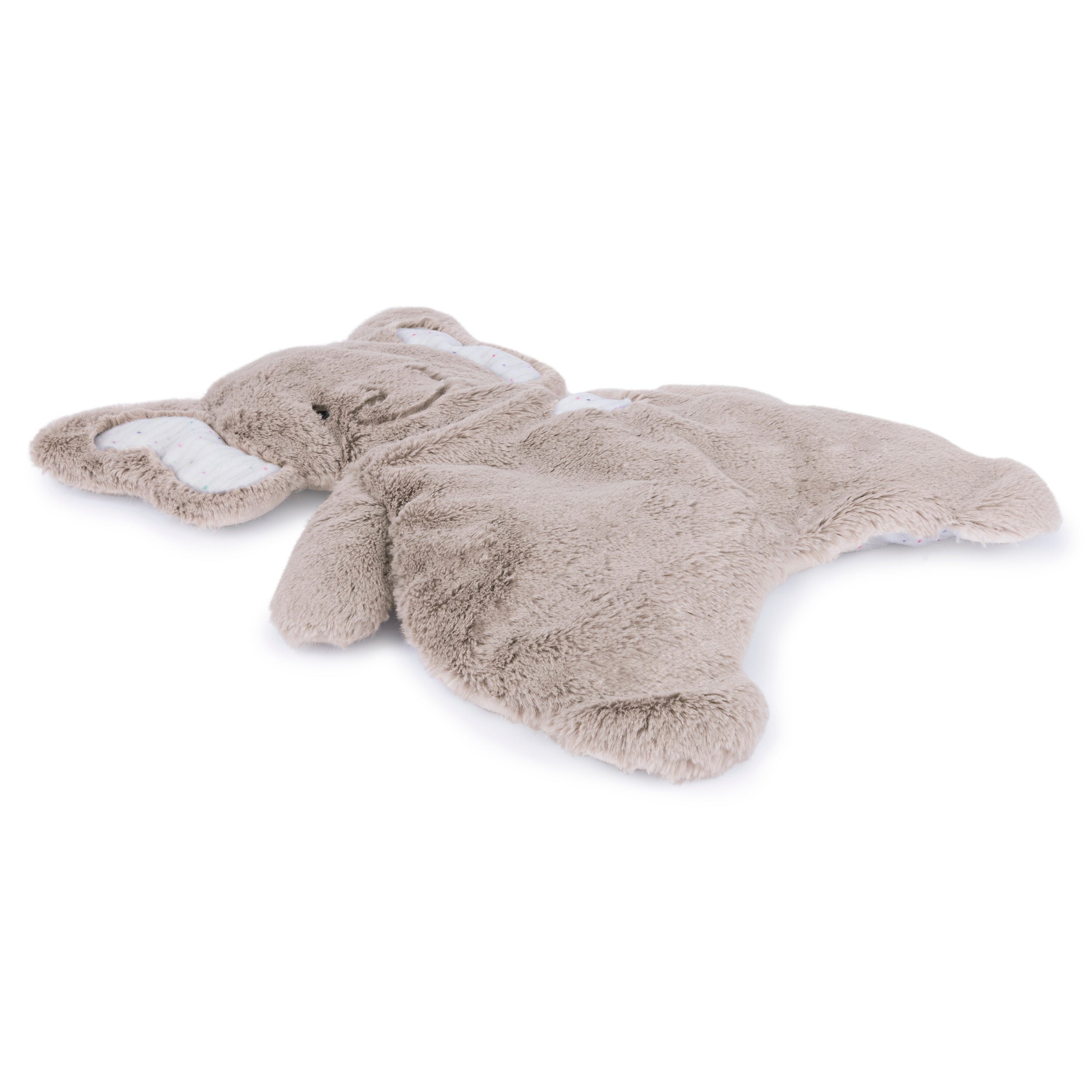 Baby GUND Oh So Snuggly Elephant Lovey, Premium Soft Plush Blanket for Babies and Newborns, Ash Grey