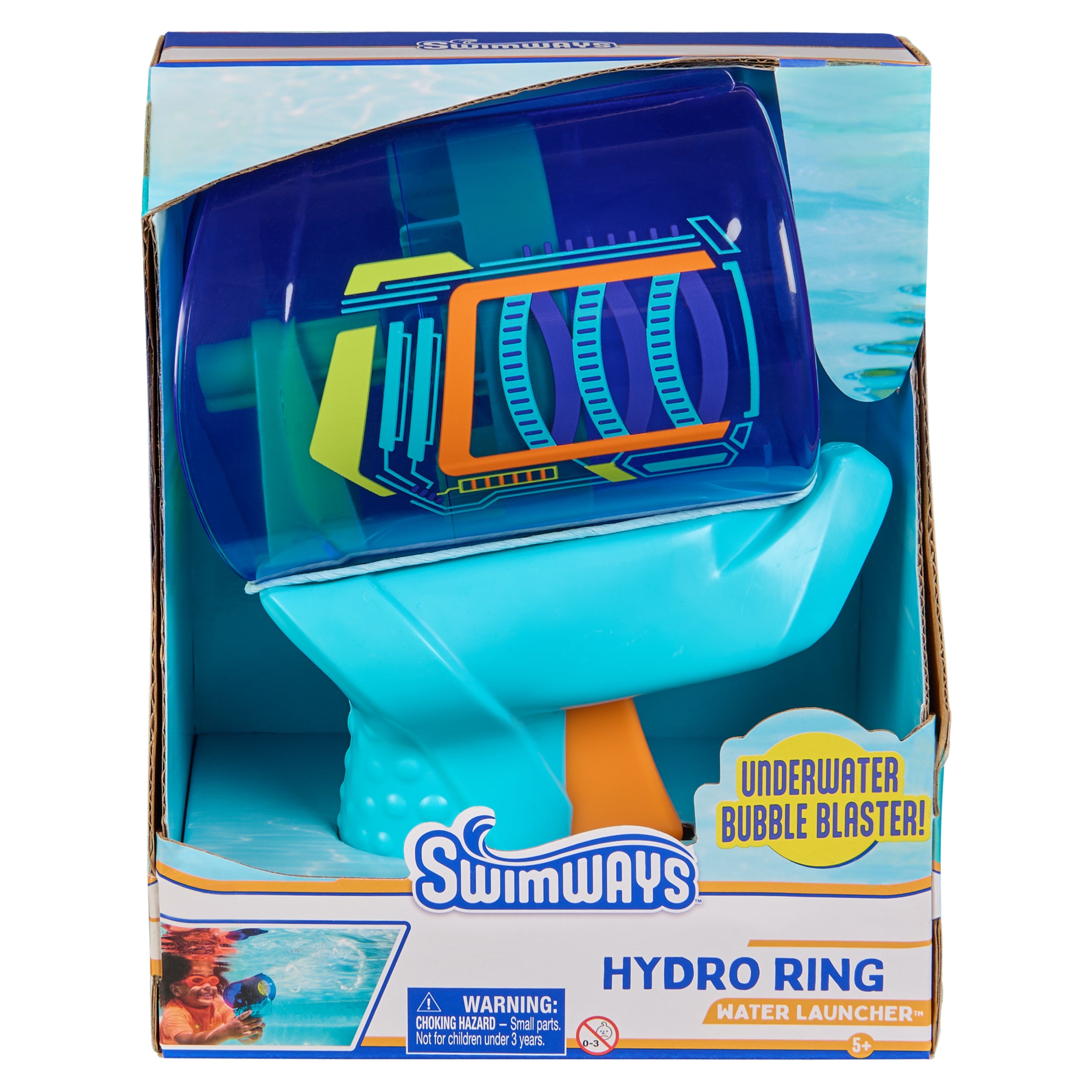 SwimWays Hydro Ring Water Launcher, Kids Pool Toys for Swim Training, Water Blaster Toys & Outdoor Games for Kids Aged 5 & Up