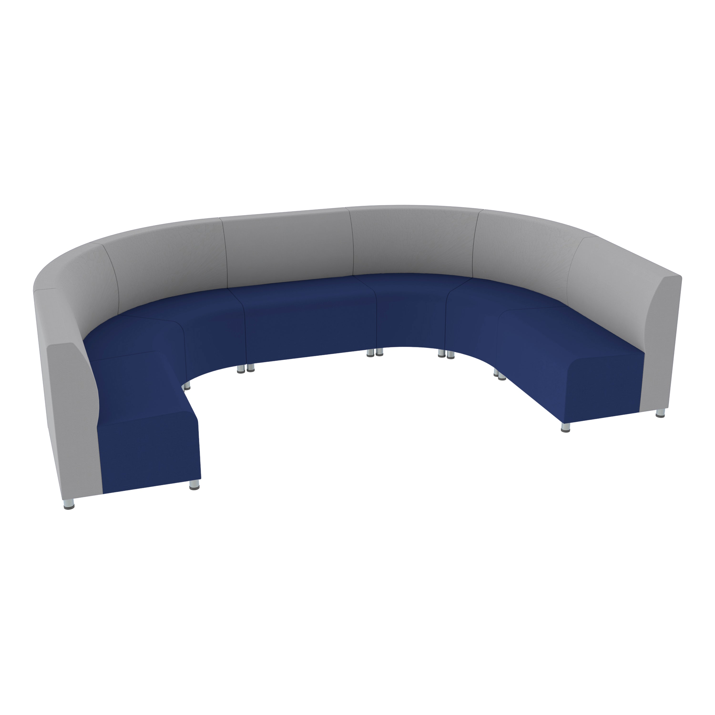 Pro Series Connect Seating, 7-Piece Set - Navy/Gray