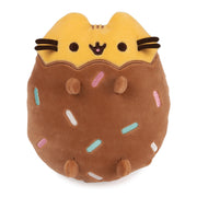 GUND Pusheen Chocolate Dipped Cookie Squisheen, Stuffed Animal for Ages 8 and Up, Brown/Yellow, 6”