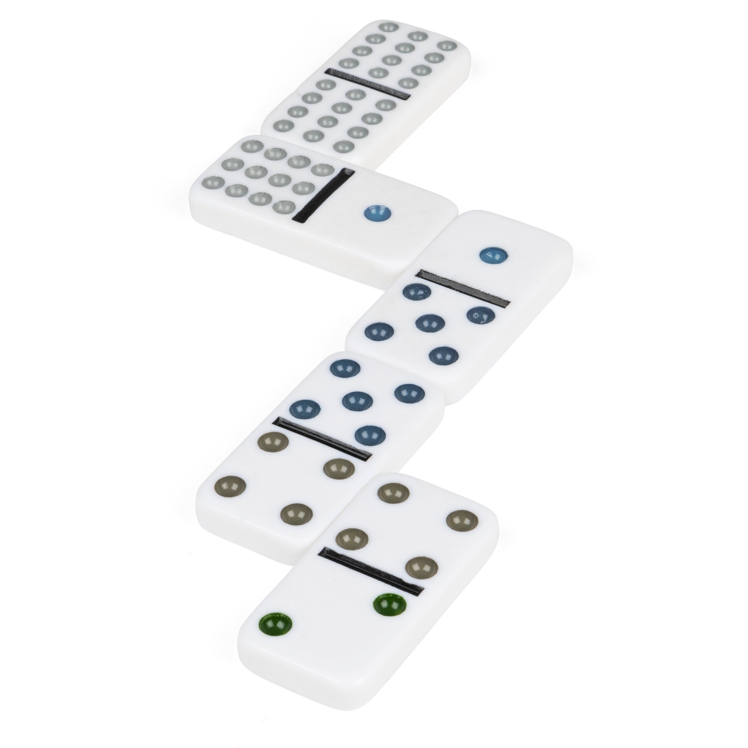 Spin Master Games, Cardinal Classics Double 15 Dominoes Set in Storage Tin, Family Board Games, 2-6 Players, for Ages 8 & Up