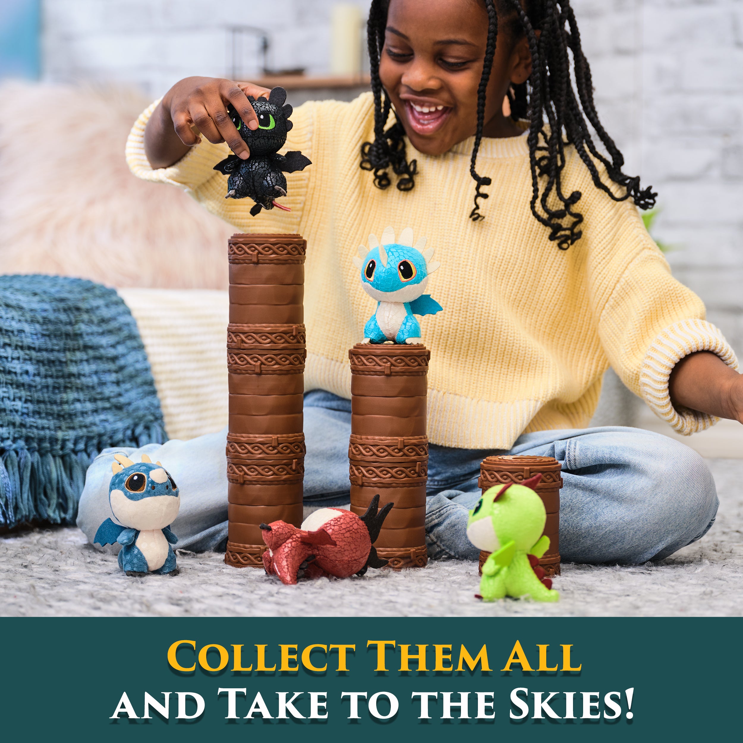 Dreamworks Dragons How to Train Your Dragon, Mini Surprise Plush Toy, 3” Dragon Stuffed Animal, Mystery Toys, Kids Toys for Boys Ages 4 and Up Styles May Vary