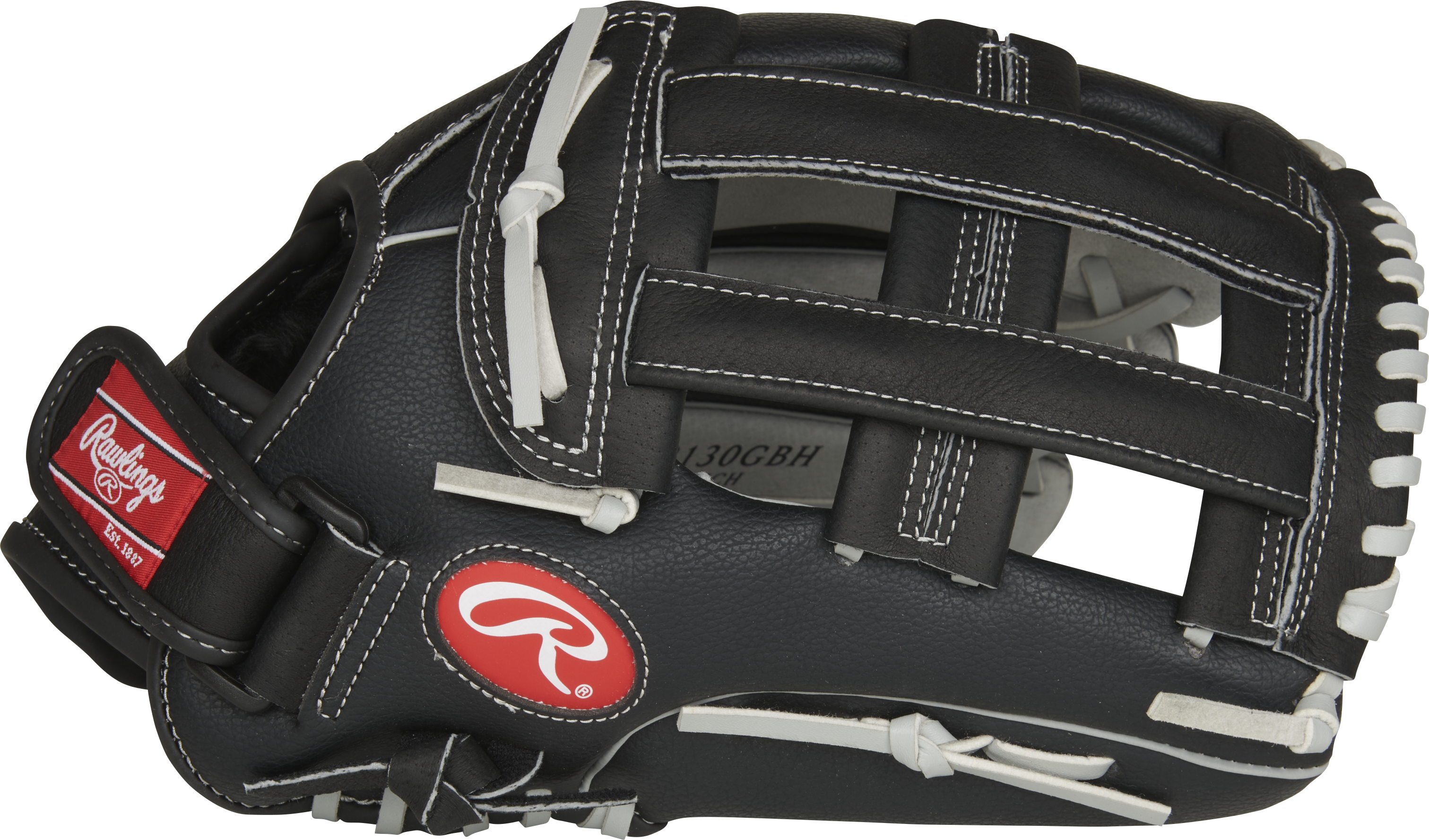 Rawlings Rsb Softball Series 13-Inch Softball Glove - Right Hand Thrower - Gray/Black