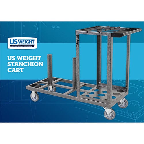 Steel Stanchion Cart ‐ Holds 12 Stanchions