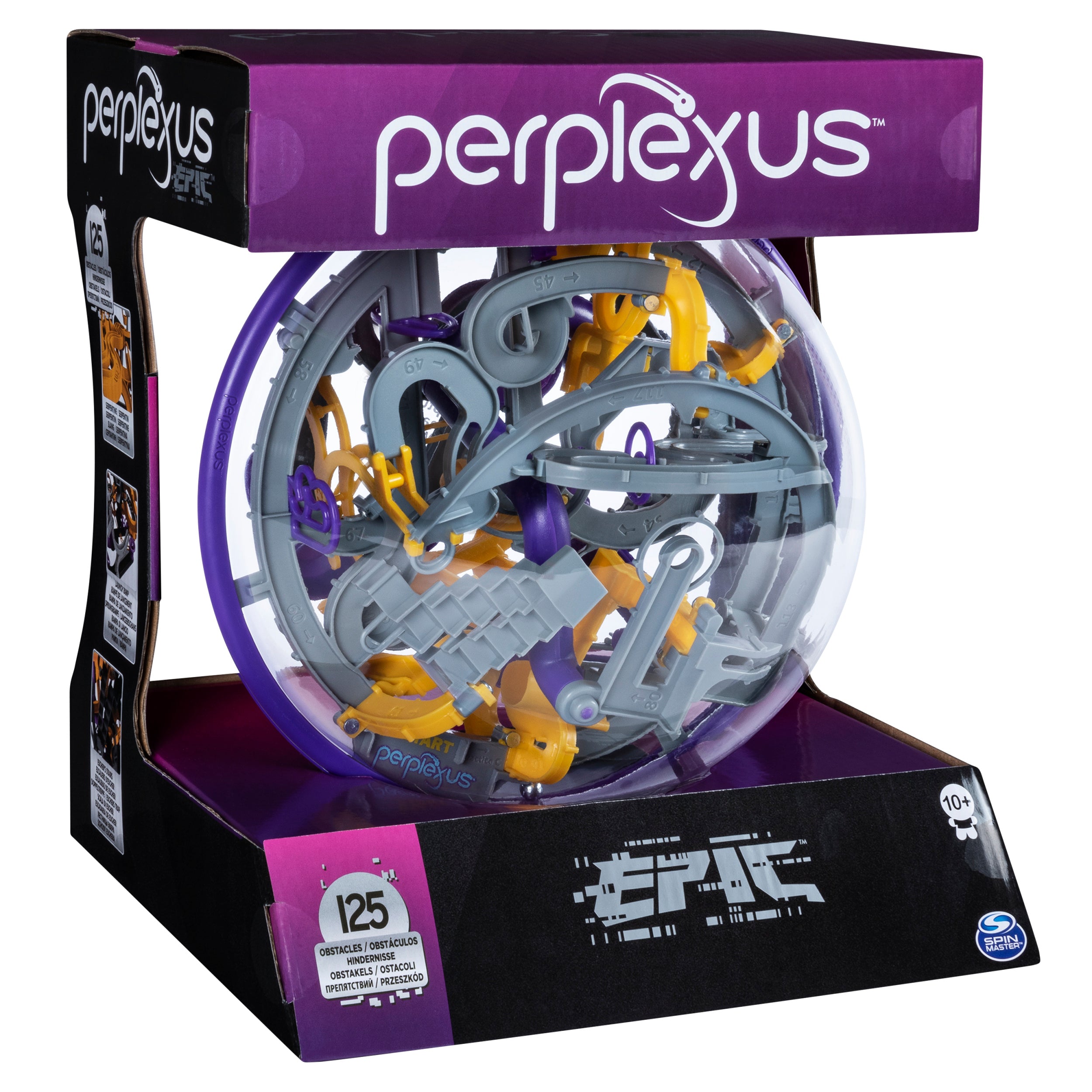 Perplexus, Epic 3D Gravity Maze Game Brain Teaser Fidget Toy Puzzle Ball Edition May Vary, for Kids & Adults Ages 10 and up