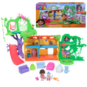 Dora, Explore & Play Rainforest Casita Playset, Dora & Boots Figures, Dollhouse Furniture, Bilingual Phrases, Kids Toys for Girls & Boys Ages 3 and Up