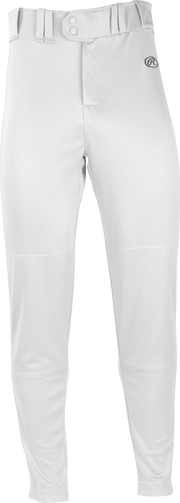Rawlings Adult Launch Solid Pro Taper Fit Pant - Small - White