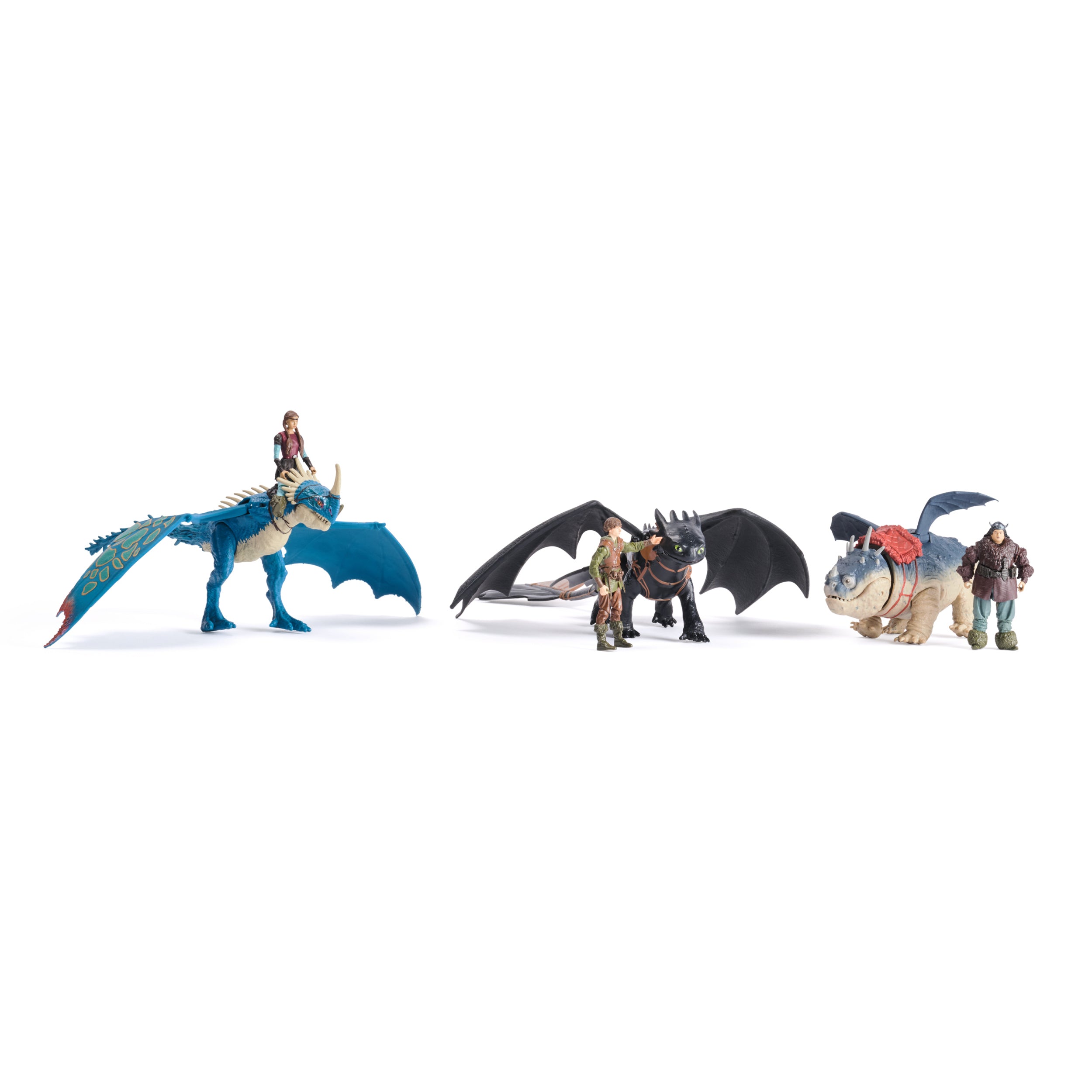 Dreamworks Dragons, Dragon and Viking Action Figures, Kids Toys for Boys Ages 4 and up Styles May Vary